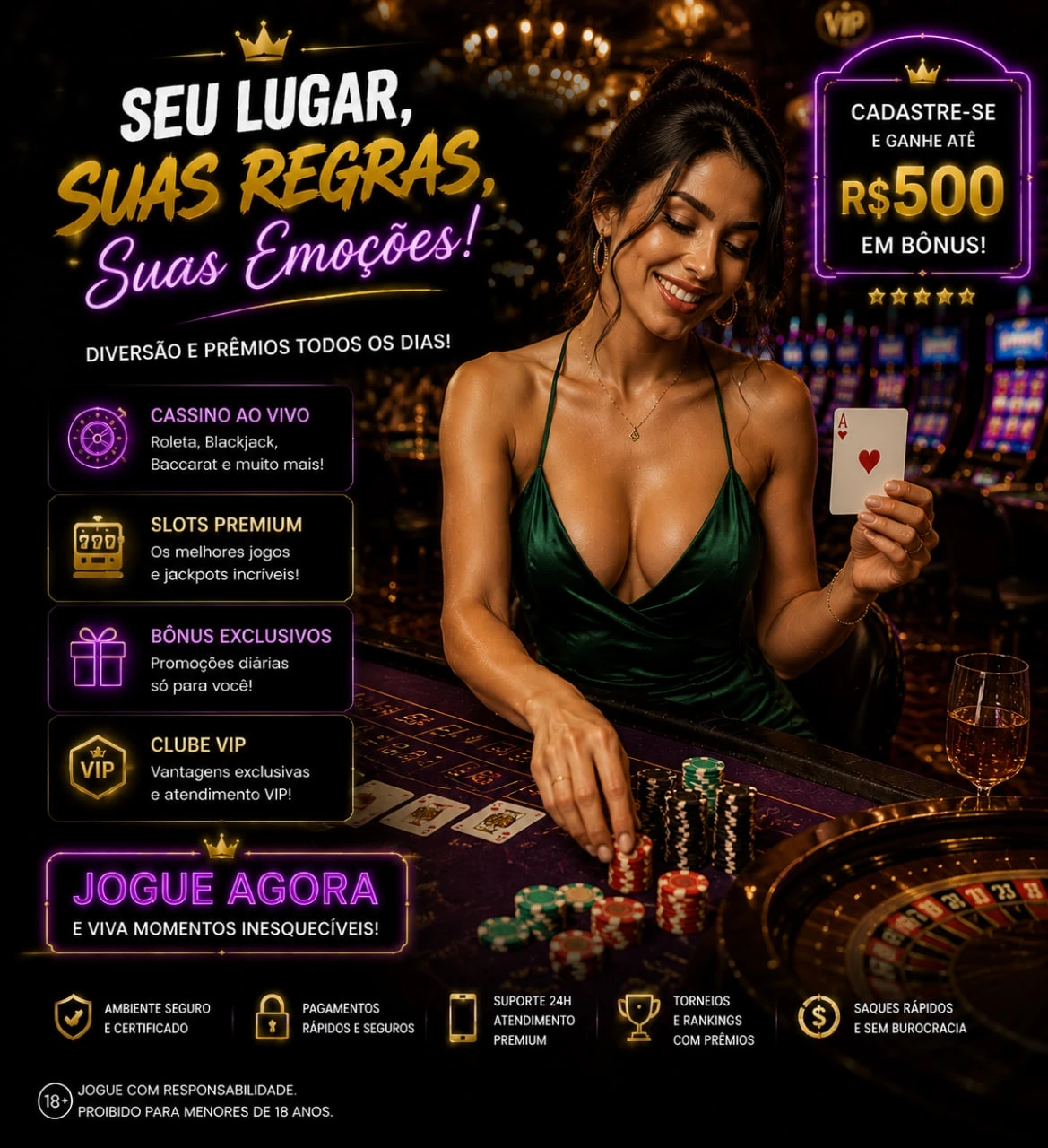Promoções e bônus exclusivos da 38R